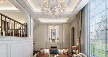 欧美别墅客厅吊顶图片,奢华与艺术的完美融合