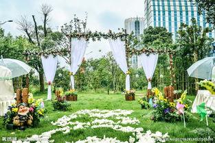 欧美户外婚礼图片,浪漫自然,梦幻盛宴